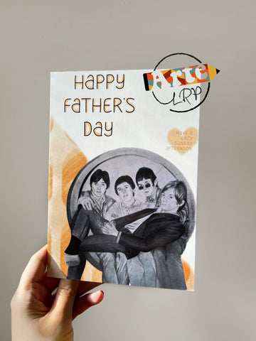 A5 Small Faces Father’s Day Card (With Envelope)