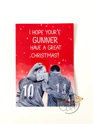 A5 Arsenal Christmas Card (With Envelope)