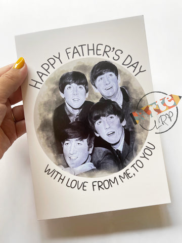 A5 The Beatles Father’s Day Card (With Envelope)