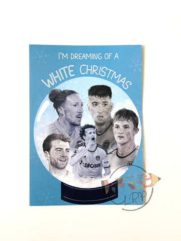 A5 Leeds United LUFC Christmas Card (With Envelope)