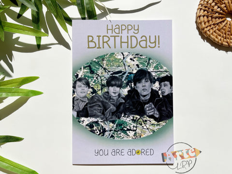 A5 THE STONE ROSES BIRTHDAY CARD (WITH ENVELOPE)