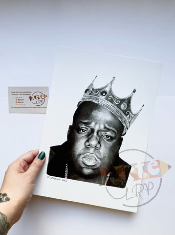 The Notorious B.I.G ‘Big Poppa’ - A4 Limited Edition Print