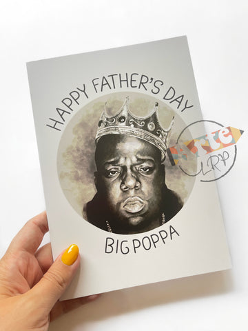 A5 Notorious BIG Father’s Day Card (With Envelope)