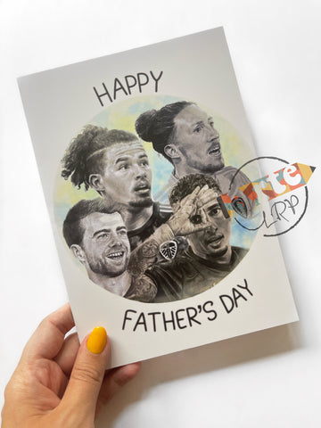 A5 Leeds United Father’s Day Card (With Envelope)