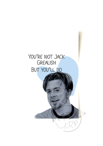 Jack Grealish Valentine's card (WITH ENVELOPE)