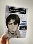 A5 Liam Gallagher Oasis Father’s Day Card (With Envelope