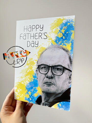A5 Leeds United Bielsa Father’s Day Card (With Envelope)